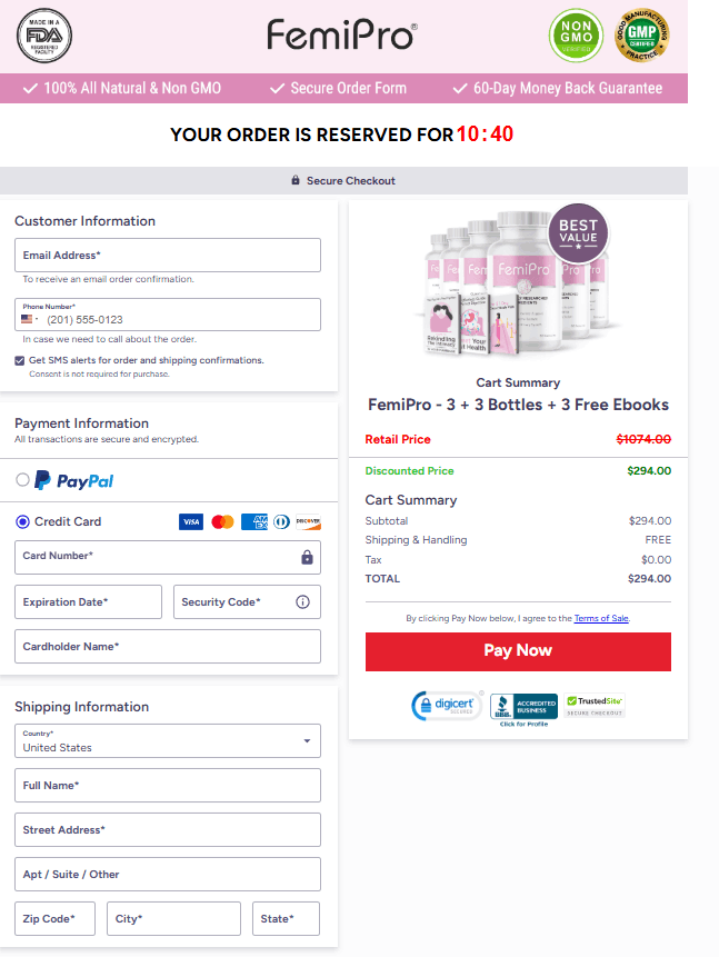 femipro-order-page